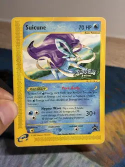Suicune 53 Black Star Promo Pokemon WOTC Regular Card Pokemon 4Ever Stamped HP - Image 3
