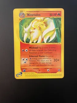 Ninetales 57/165 Expedition 2002 Pokemon Card Rare LP - NM - Image 1