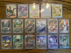Pokemon Mega Evolution Lot Of 17 Cards Illustration Rares Full Art Trainers - Image 1