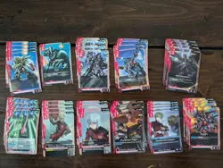 GUNDAM CARD GAME BULK LOT 375+ CARDS C/U/R/ RESOURCE TCG BANDAI ENGLISH - Image 4