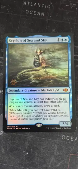 MtG Svyelun of Sea and Sky Prerelease promo Foil - Image 1