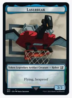 Laserbeak Powerstone Token x1 1x FOIL Universes Beyond: Transformers NM MTG - Image 1