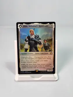 Dion, Bahamut's Dominant 0016 Foil Rare Final Fantasy FIN MTG - Image 2