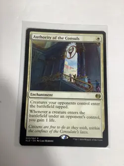 MTG Magic the Gathering Authority of the Consuls Kaladesh Rare 005/264 NM - Image 1