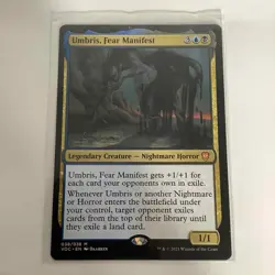 MTG Magic The Gathering Umbris, Fear Manifest 038/038 VOC Mythic M/NM - Image 1