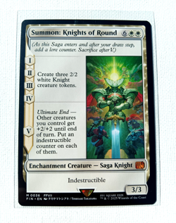 Summon: Knights of Round Final Fantasy Regular Magic The Gathering NM - Image 2