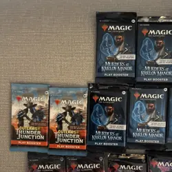 32 Magic The Gathering Lot Booster Packs Horizons 3 Foundations Duskmourn Karlov - Image 2