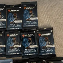 32 Magic The Gathering Lot Booster Packs Horizons 3 Foundations Duskmourn Karlov - Image 4