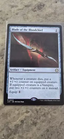 Blade of the Bloodchief Commander: the Lost Caverns of Ixalan Regular Artifact - Image 1