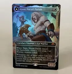 MTG Ajani, Nacatl Pariah (Borderless) Foil Modern Horizons 3 - #442 - NM - Image 1