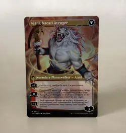 MTG Ajani, Nacatl Pariah (Borderless) Foil Modern Horizons 3 - #442 - NM - Image 2