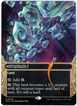 Magic the Gathering - Mutavault Borderless - MYTHIC - Edge of Eternities - Mint - Image 1