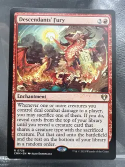Descendants' Fury Commander Masters Regular - Image 1