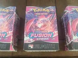 Pokemon (3) Fusion Strike Build & Battle Prerelease Kits SEALED Lot of 3 (MEW) - Image 2