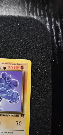 Dark Machamp First Edition 27/82 Pokemon TCG Light Play LP Non Holo - Image 4