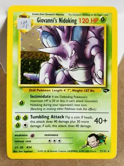 Pokemon SET Dark Charizard - Giovanni’s Nidoking - Gyarados HOLO 🔥🪨💧 - Image 4