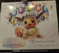 Pokemon Center Exclusive TCG Prismatic Evolutions Elite Trainer Box ETB - Sealed - Image 1