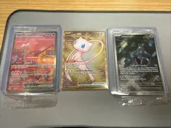 Pokemon TCG 151 UPC Promo Set Mew 053, Mewtwo 052, Metal Mew 205 New Sealed - Image 1