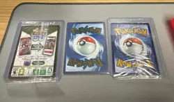 Pokemon TCG 151 UPC Promo Set Mew 053, Mewtwo 052, Metal Mew 205 New Sealed - Image 2