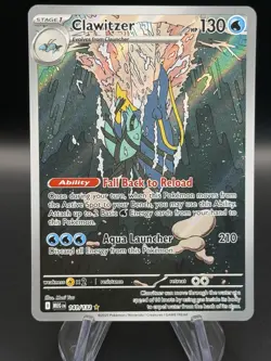 Clawitzer 141/132 - Illustration Rare Pokemon TCG Mega Evolution - NM - Image 1