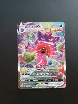 Pokemon Gengar VMAX Alternate Art Secret 271/264 Swsh08: Fusion Strike - NM/M - Image 1