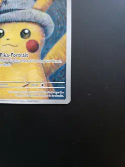 Pokemon TCG Pikachu With Grey Felt Hat Van Gogh Full Art Promo SVP #085 - NM/M - Image 5