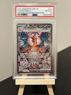 CHARIZARD EX #223/197 - PSA 10 - 2023 POKEMON OBF EN-OBSIDIAN FLAMES - Image 1