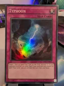 YuGiOh! Typhoon OP01-EN013 Super Rare - Image 1