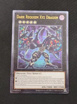 YGO Dark Requiem Xyz Dragon Ultimate Rare Unlim NM OTS Pack 15 OP15-en002 - Image 1