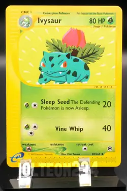 Pokemon TCG Card - Ivysaur 082/165 Expedition Base Set Uncommon Vintage E-Reader - Image 1