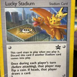 Pokemon LUCKY STADIUM Black Star PROMO Non Holo Card #41 Charizard - NM - Image 2