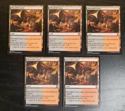 5 Bloodfell Caves Eternal Masters 2016 Mtg Magic Gathering Card Dual Land 236 - Image 1