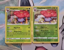 Pokemon card Vileplume 003/196 Holo rare & reverse holo rare Lost Origin swsh - Image 1