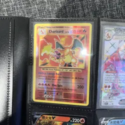 160 RARE LOT Pokemon Card Binder Charizard 11 Charizard 074 Pikachu 2002 - Image 2