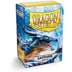 Dragon Shield Card Sleeves: Standard - Matte Sapphire (100ct) - Image 1