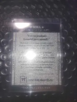 Otaku Box Limited Edition Collectible Metal Card Miia - Image 2