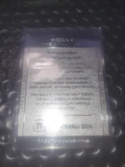 Otaku Box Limited Edition Collectible Metal Card Miia - Image 3