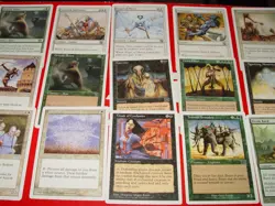 MTG 15x 5th edition 6th 7th craw giant angel of mercy green white magic cards - Image 1