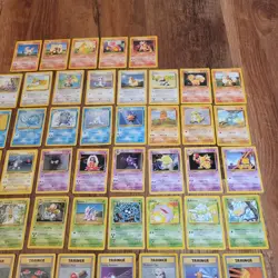 Near Complete 1999 Base Set Pokemon Cards Lot TCG WOTC - Image 3