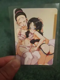 CHICHI/VIDEL DRAGON BALL WAIFU SHINY FOIL ANIME CARD - Image 3