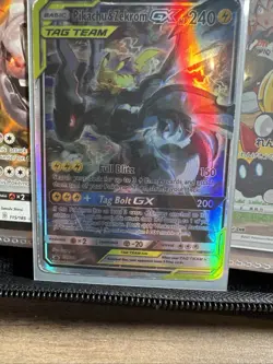 Pokemon Pikachu & Zekrom GX Tag Team Card 240 HP Full Blitz - Image 1