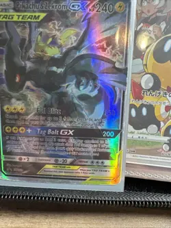 Pokemon Pikachu & Zekrom GX Tag Team Card 240 HP Full Blitz - Image 3