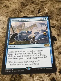 POLYMORPHIST'S JEST Magic MTG M15 Core Set LP - Image 1