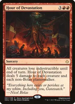 HOUR OF DEVASTATION mtg NM Hour of Devastation Rare - Image 1