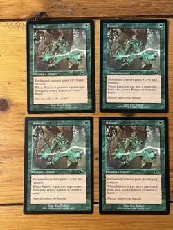 MTG - Magic the Gathering - Rancor ×4 - Legacy - Image 1