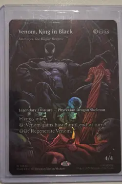 Mtg Spiderman - Venom King In Black - Foil 0022 Mar - Image 1