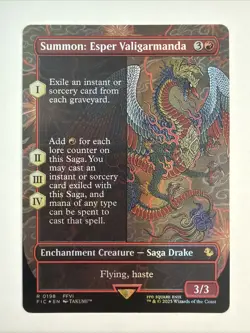 Summon: Esper Valigarmanda (Borderless) Commander: Final Fantasy Foil - Image 1