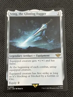 Sting, the Glinting Dagger #250 The Lord of the Rings: Tales Of Middle Earth - Image 1