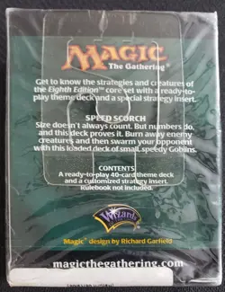 Magic The Gathering Eighth Edition Speed Scorch Theme Deck *SEALED* MTG Red - Image 2