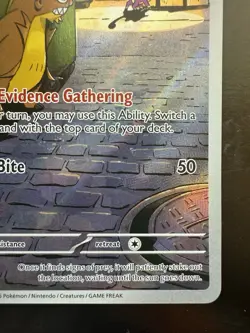 Pokemon Gumshoos 153/132 Me01: Mega Evolution Holo Illustration Rare (NM) - Image 5
